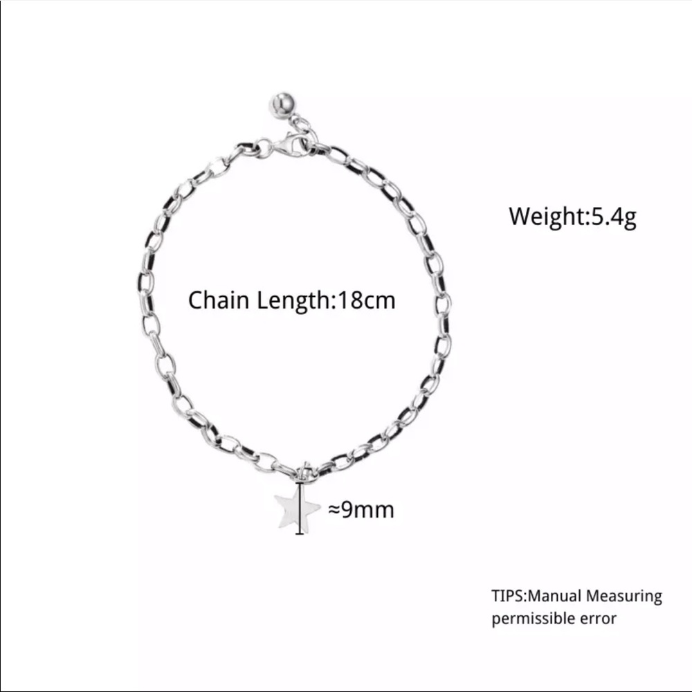 NEW STAR 925 STERLING SILVER BRACELET - Picture 10 of 10